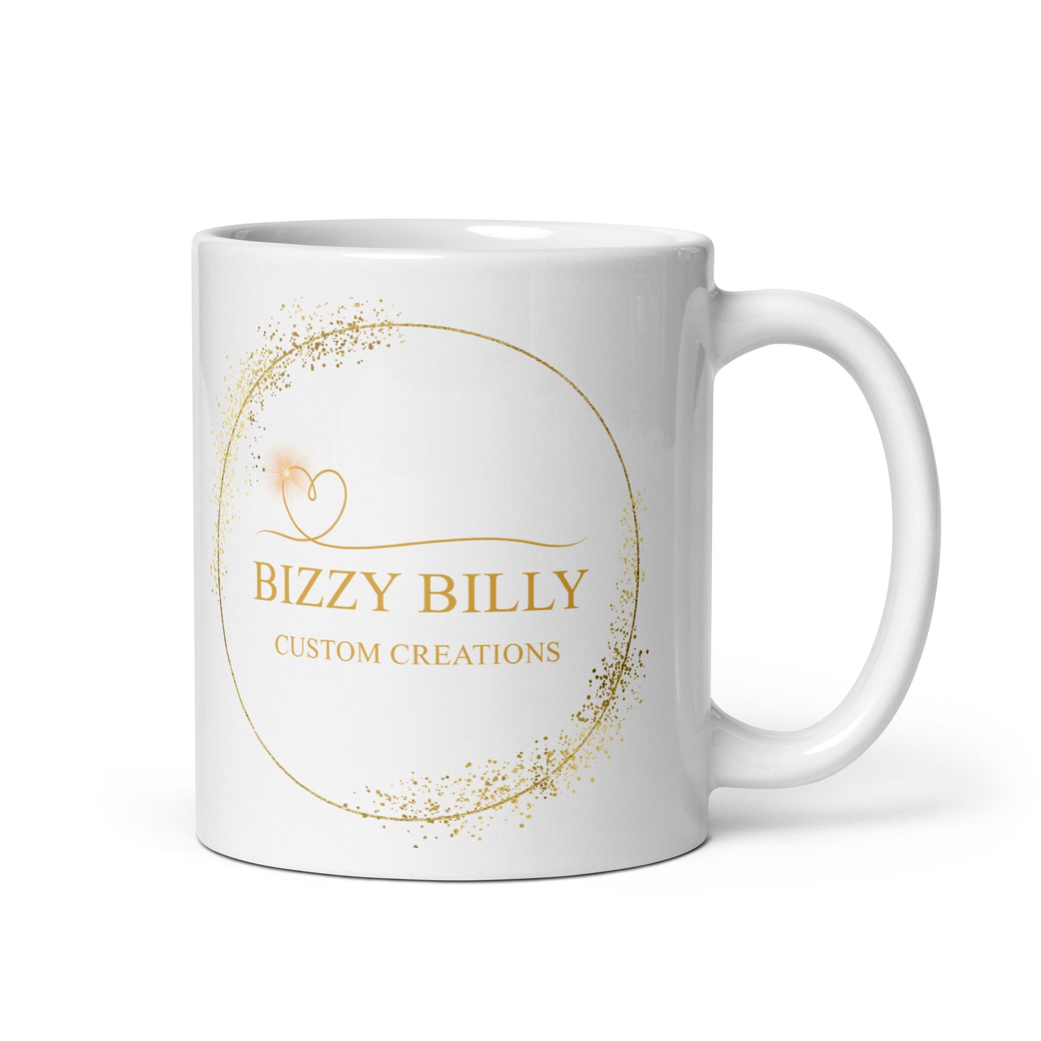 Bizzy Billy Custom Creations White Mug